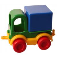 Jonotoys vrachtwagen junior 8 cm blauw/groen - thumbnail
