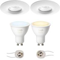 Philips Hue LED Spot Set GU10 - Waterdicht IP65 - Ø82mm - White Ambiance - thumbnail