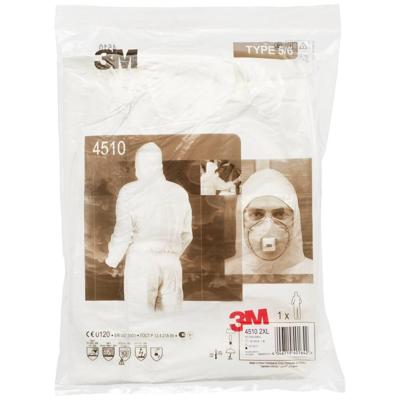 3M Veiligheidspak | maat L | wit | PSA-categorie III | 20 stuks - 7100016012 7100016012