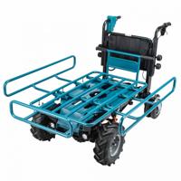 Makita dcu604z accu kruiwagen met rek | 2x 18v | body | zonder accu's & laders - thumbnail