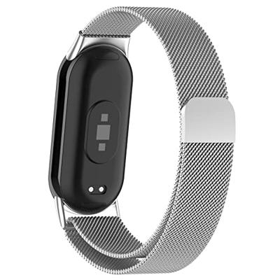 Milanese band - Zilver - Xiaomi Smart Band 8 & 9 Milanese band - Zilver - Xiaomi Smart Band 8 & 9