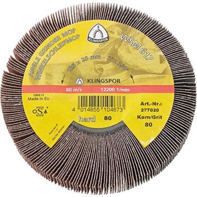 Klingspor Haakse lamellenslijper | 120 bruin | d.125xB20 mm | M14 | 1 stuk - 277021