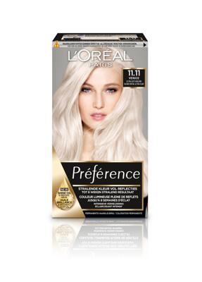 L'Oréal Paris Préférence Le Blonding - 11.11 Ultra Licht Asblond L'Oréal Paris Préférence Le Blonding - 11.11 Ultra Licht Asblond