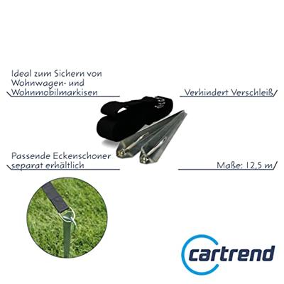 cartrend Sturm-Abspannset 10193 Stormscheerlijnenset 12.5 m 1 stuk(s)