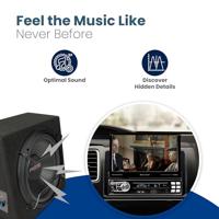 Subwoofer met ingebouwde Versterker 600 Watt - 12 Inch Woofer - 25 tot 3500 Hz Crossover - RCA (BC112SA) - thumbnail