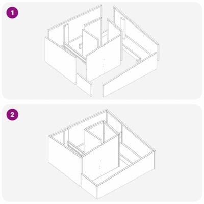 Tuin Bloempot Wit 80 x 80 x 50 cm Koudgewalst staal
