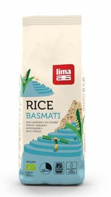 Lima Rijst basmati halfvolkoren bio 500 Gram Lima Rijst basmati halfvolkoren bio 500 Gram