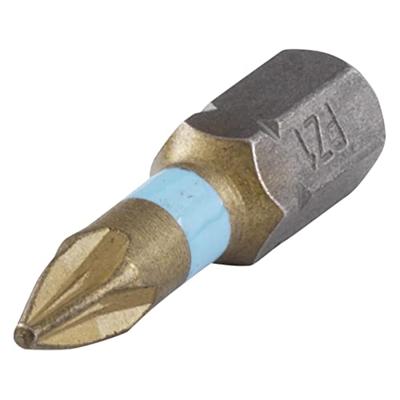 Wolfcraft Torsie TiN-bit | Kruiskop PH1 | 1 stuk - 1322000 Wolfcraft Torsie TiN-bit | Kruiskop PH1 | 1 stuk - 1322000