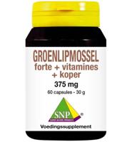 Groenlipmossel forte + vitamines + koper 60 Capsules - thumbnail
