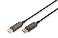 Digitus AK-340107-300-S DisplayPort-kabel DisplayPort / Glasvezel Aansluitkabel DisplayPort-stekker, DisplayPort-stekker 30.00 m Zwart 8K UHD - thumbnail