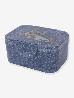 Glitter broodtrommel KONGES SLOJD blauw
