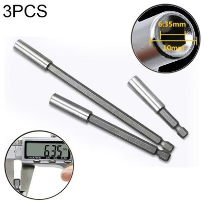 3 in 1 1/4 elektrische Batch hoofd hoog magnetisme drijfstang pistool boor extensie Rod Sleeve snel draaien gezamenlijke lengte: 60/100/150 mm 3 in 1 1/4 elektrische Batch hoofd hoog magnetisme drijfstang pistool boor extensie Rod Sleeve snel draaien gezamenlijke lengte: 60/100/150 mm