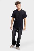 EA7 Emporio Armani Embroidered Logo T-Shirt Heren Zwart - Maat XS - Kleur: Zwart | Soccerfanshop - thumbnail