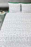 VT wonen vtwonen Dekbedovertrek Rock&Roll Black 240x200/220 cm - thumbnail