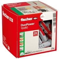 fischer pluggen - DuoPower - 12x60 mm - 25 st - thumbnail