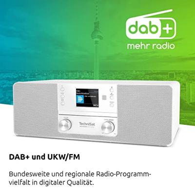 TechniSat Digitradio 370 CD BT DAB radio Wit - thumbnail