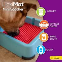 Voerbak voor honden Lickimat Roze TPR - thumbnail