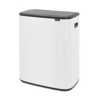 Brabantia Bo touch bin 2x30 liter white - thumbnail