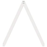 Kinderbedhuisje 209x95,5x88 cm massief grenenhout wit - thumbnail