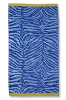 KAAT Amsterdam Strandlaken Zayda Blauw 100x180 cm - thumbnail