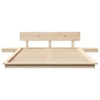 Bedframe Bruin 120 x 200 cm Hout - thumbnail
