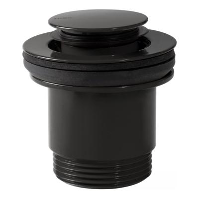 Afvoerplug Tres Complementos Clickwaste Stop 4 cm Zwart Chroom