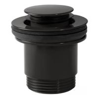 Afvoerplug Tres Complementos Clickwaste Stop 4 cm Zwart Chroom - thumbnail