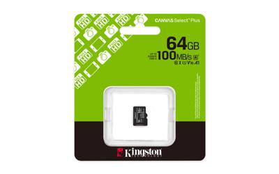 Micro SD geheugenkaart met adapter Kingston SDCS3/64GBSP 64 GB