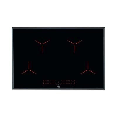 AEG 3000 serie Pure Black inductie kookplaat 80 cm IPE84531FB