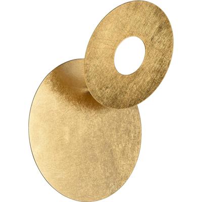 LED Wandlamp - Trion Marina - 6W - Warm Wit 3000K - Rond - Goud - Metaal