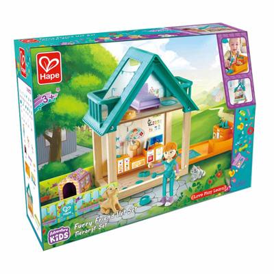 Hape furry vriend dierenartspraktijk speelset Hape furry vriend dierenartspraktijk speelset