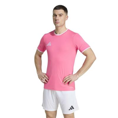 adidas Entrada 26 Voetbalshirt Roze Wit