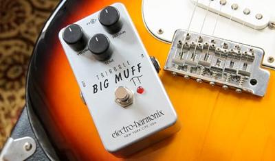 Electro Harmonix Triangle Big Muff Pi fuzz effectpedaal Electro Harmonix Triangle Big Muff Pi fuzz effectpedaal
