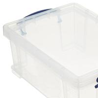 Really Useful Box opbergdoos 9 liter, transparant - thumbnail