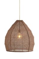Light & Living Hanglamp 'Makassar' 50cm, kleur Donkerbruin - thumbnail