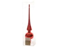 Decoris piek glas kerstrood glans 6x26cm - thumbnail