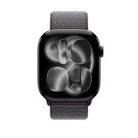 Apple Watch Band - Geweven sportbandje - 46 mm - Donkergrijs - Extra large - thumbnail