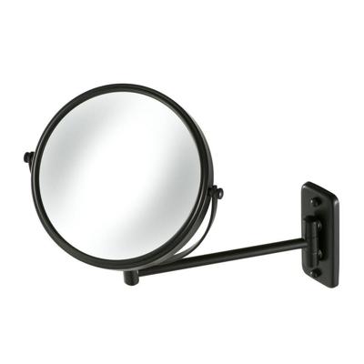 Plieger Scheerspiegel Geesa Mat Zwart Ø20 cm Wandmodel 3x Vergrotend Zwenkbaar Mat Zwart