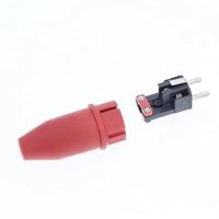 AS Schwabe 62290 Stekker met randaarde 230 V Rood - thumbnail