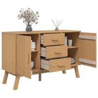 Dressoir OLDEN 114x43x73,5 cm massief grenenhout bruin - thumbnail