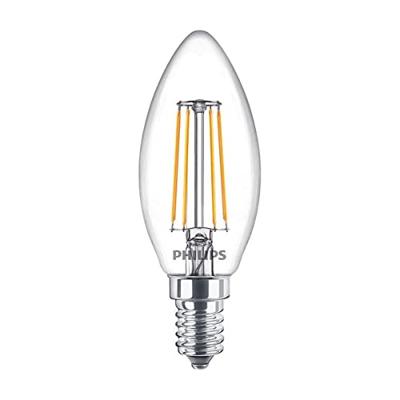 Signify 34726700 Gloeilamp-lamp Energielabel F (A - G) E14 Kaars 4.3 W Warmwit (Ø x l) 35 mm x 97 mm 1 stuk(s) Signify 34726700 Gloeilamp-lamp Energielabel F (A - G) E14 Kaars 4.3 W Warmwit (Ø x l) 35 mm x 97 mm 1 stuk(s)