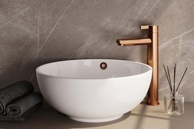Copper Edition opbouw wastafelmengkraan E - koper geborsteld PVD