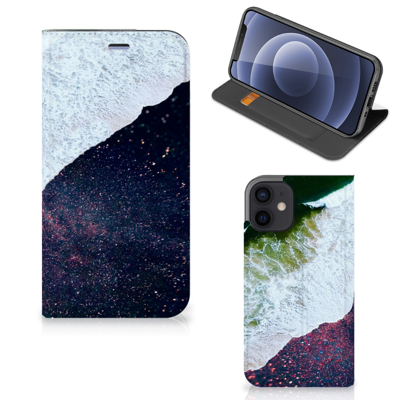iPhone 12 Mini Stand Case Sea in Space iPhone 12 Mini Stand Case Sea in Space