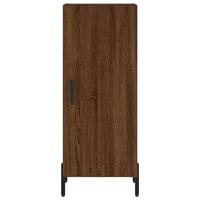Dressoir 34,5x34x90 cm bewerkt hout bruineikenkleurig - thumbnail
