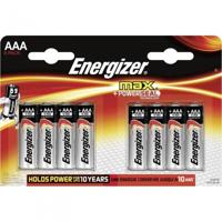 Energizer Batterij Max Alkaline AAA (Micro/LR03 8 Pack) - thumbnail
