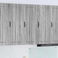 Keukenkast Grijs Sonoma 40 x 31 x 100 cm Bewerkt hout - thumbnail