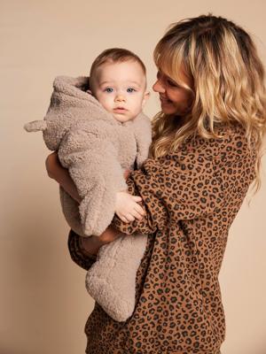 Gemengde combipilote met luipaardvoering capsule familie ENVIE DE FRAISE taupe