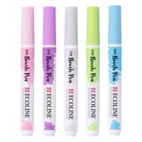 Ecoline brush pen set pastel, 5 kleuren - thumbnail