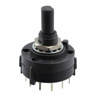 C & K Switches A11005RNCQ Rotary-Switch A Series Draaischakelaar 125 V/AC, 125 V/DC 2.5 A Schakelposities 10 1 stuk(s)