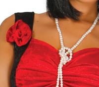 Charleston kostuum vrouw rood - thumbnail